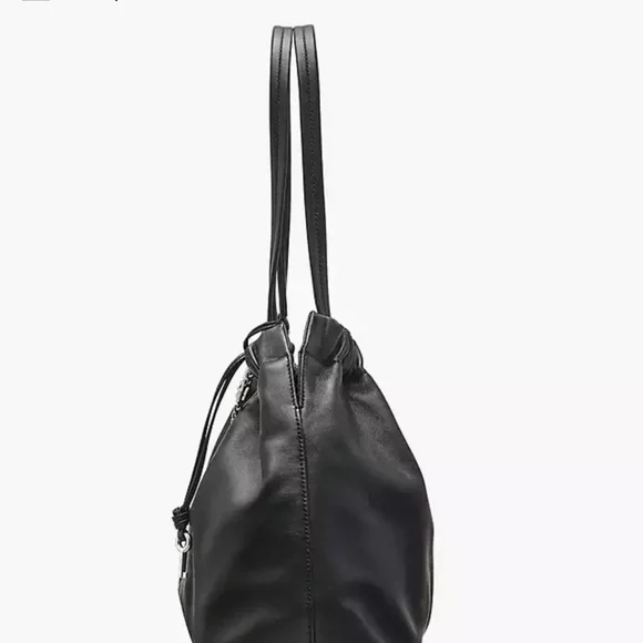 Marc Jacobs The Cristina Tote Black Leather Shoulder Bag with Chain Detail - Picture 5 of 6